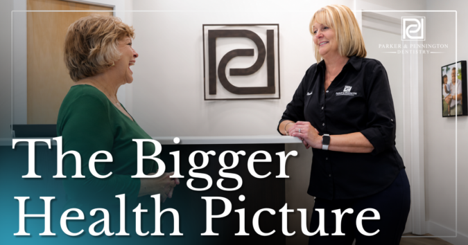 The Bigger Health Picture two woman smiling at each other
